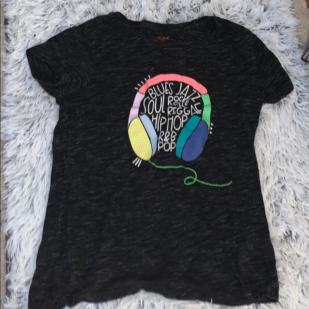 Music short sleeved top
